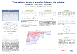 The maximum degree of a random Delaunay triangulation - HAL