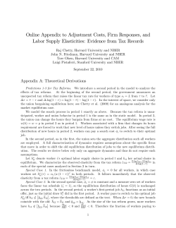 Online Appendix to Adjustment Costs, Firm