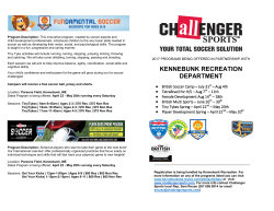 Kennebunk Recreation Department