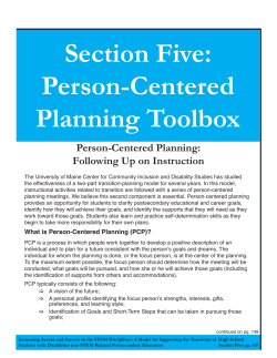 STEM Model SEction Five: Person