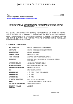 loi sugar, revised 060607