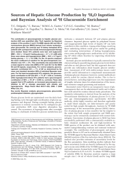Sources of hepatic glucose production by 2H2O ingestion and