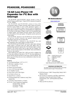 PCA9535E - 16-bit Low-Power I/O Expander for