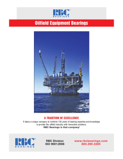 RBC Oil and Gas Equipment Bearings