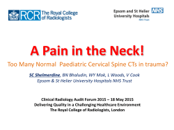 A Pain in the Neck! - The Royal College of Radiologists