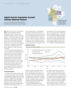 Eighth District Population Growth Follows National Pattern