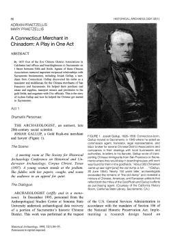 A Connecticut Merchant in Chinadom: A Play in One Act