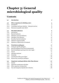 chapter 5. general microbiological quality