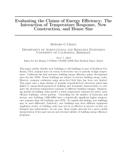 Evaluating the Claims of Energy Efficiency