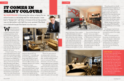 it comes in many colours - Peloso Alexander Interiors