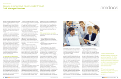 Become a competitive industry leader through OSS Managed Services