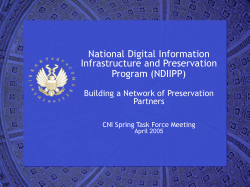 LeFurgy - Coalition for Networked Information