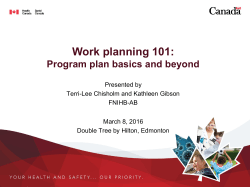 Multi-year Work Plan