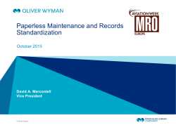 (Supported by +250 Oliver Wyman aviation consultants) +70% of