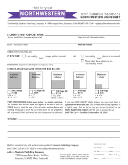 Student`S FirSt and LaSt name CHeCk One: CHOOSe an ad SiZe