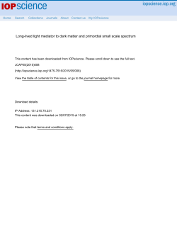 Long-lived light mediator to dark matter and primordial small scale