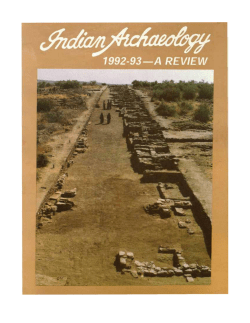 Indian Archaeology 1992-93 A Review