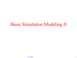 Chapter 1 - Basic Simulation Modeling
