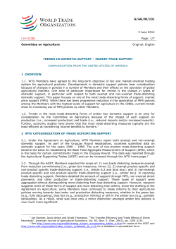 2 wto categorization of trade distorting support