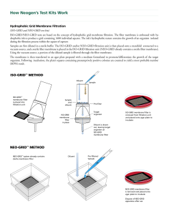 Hydrophobic Grid Membrane Filtration