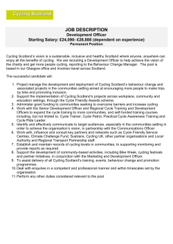Form - Cycling Scotland