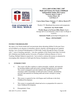 STANDARD 2: The student will explain how to build family