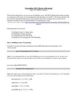 Freeradius 2.05.1 Howto with mysql (date: 28-7