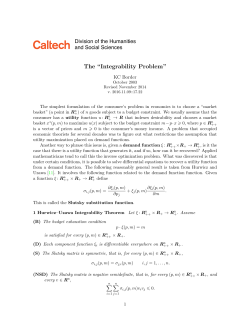 The &ldquo;Integrability Problem&rdquo;