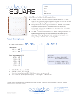 SQUARE Light Sheets: SP - PLS - ___ - K __ - U - 12-12