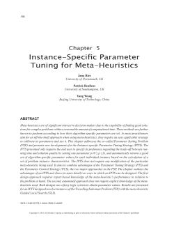 Instance-Specific Parameter Tuning for Meta
