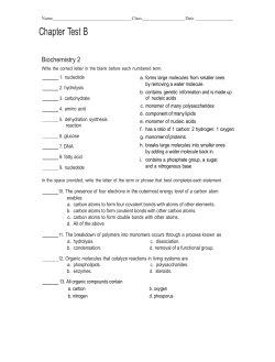 Chapter Test B