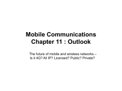 Mobile Communications