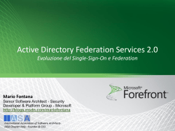 ADFS 2.0 - Microsoft