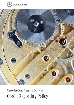 Credit Reporting Policy - Mercedes