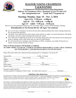 Amosrosi*s mixed martial arts karate program