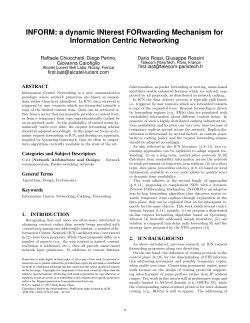 INFORM: a dynamic INterest FORwarding