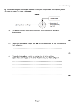 PhotosynthesisExamQs.doc