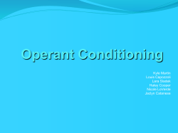 Operant Conditioning