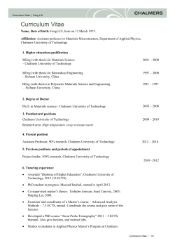 Curriculum Vitae