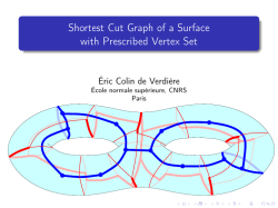 Shortest Cut Graph of a Surface with Prescribed Vertex Set
