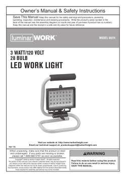 led work light - Harbor Freight Tools