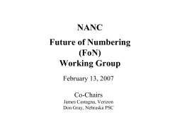 Feb07 FoN Report - NANC