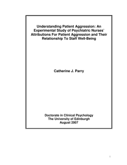 Understanding Patient Aggression