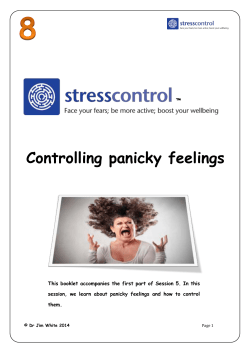 Controlling your panic