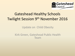 this - Gateshead Healthy Schools