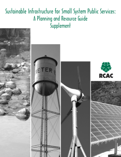 Sustainable Infrastructure Guide Supplement