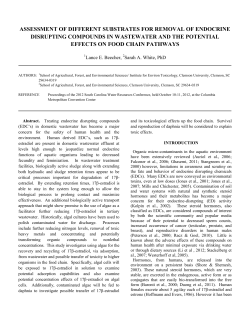 Assessment of Different Substrates for Removal of