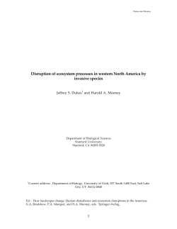 Disruption of ecosystem processes in western North America by