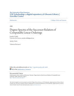 Degree Spectra of the Successor Relation of Computable Linear