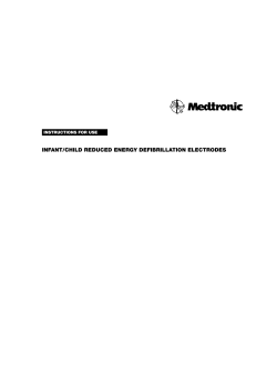 infant/child reduced energy defibrillation electrodes